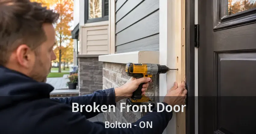Broken Front Door Bolton - ON
