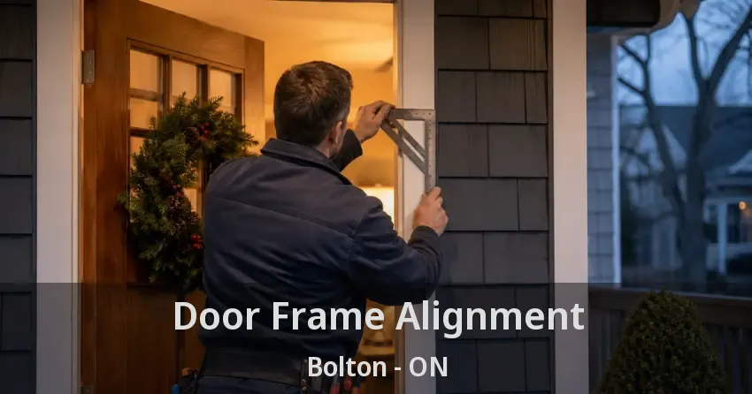 Door Frame Alignment Bolton - ON