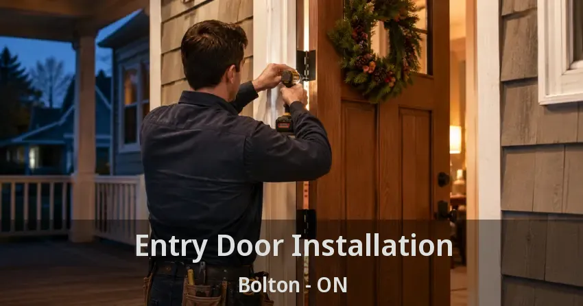 Entry Door Installation Bolton - ON