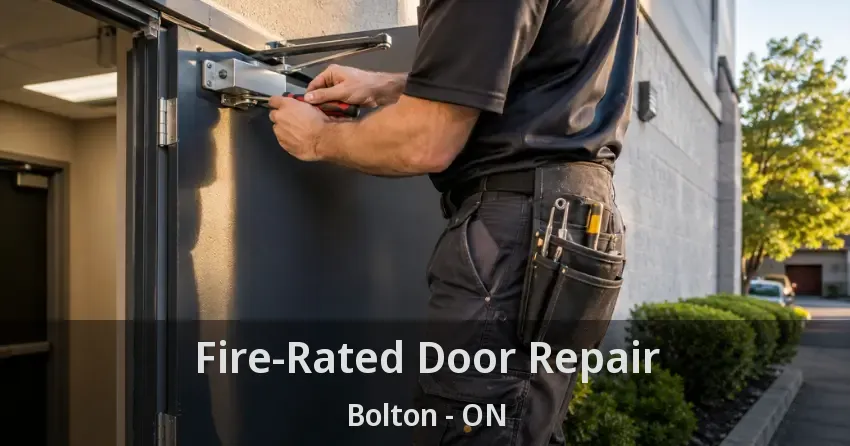 Fire-Rated Door Repair Bolton - ON
