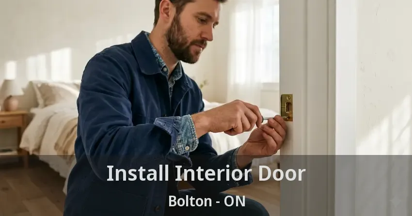 Install Interior Door Bolton - ON