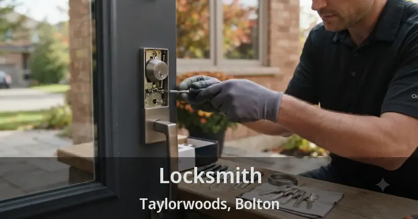 Locksmith Taylorwoods, Bolton - ON
