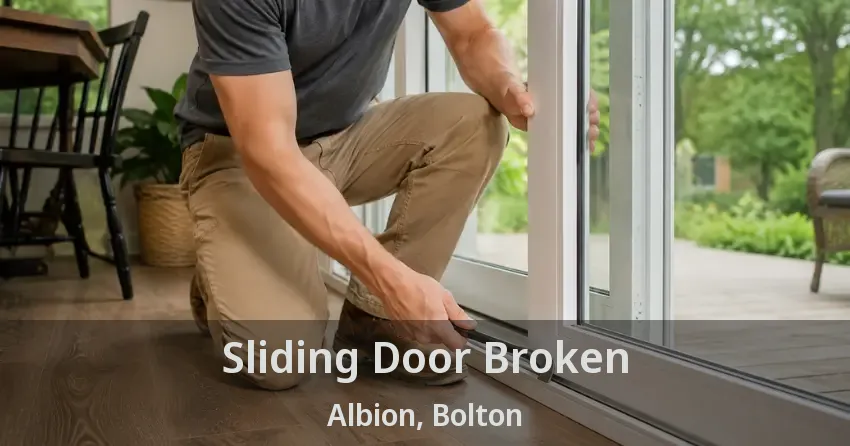 Sliding Door Broken Albion, Bolton - ON