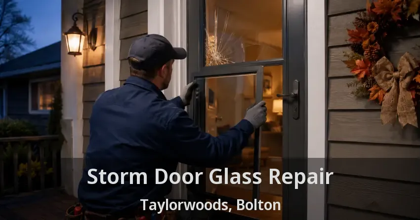 Storm Door Glass Repair Taylorwoods, Bolton - ON