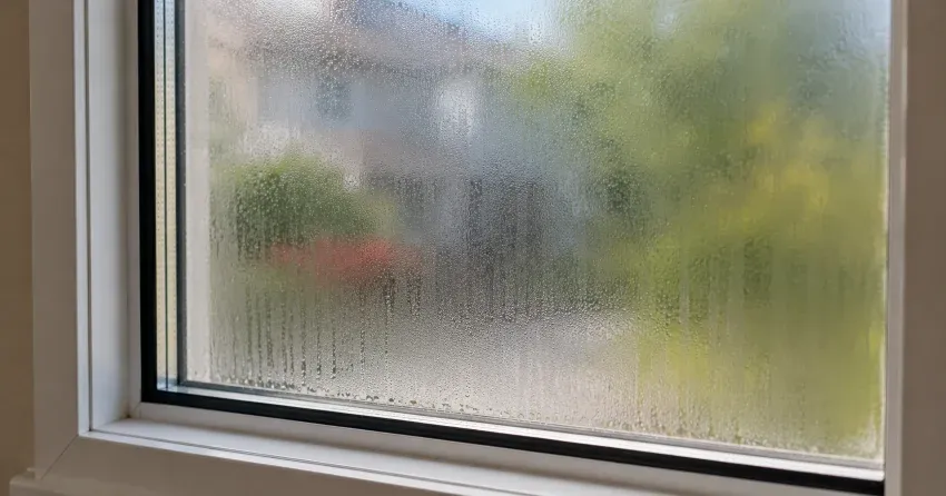 technician installing replacement insulated glass unit in Bolton