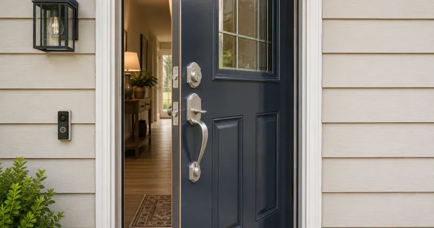energy-efficient exterior door upgrade installation in Bolton