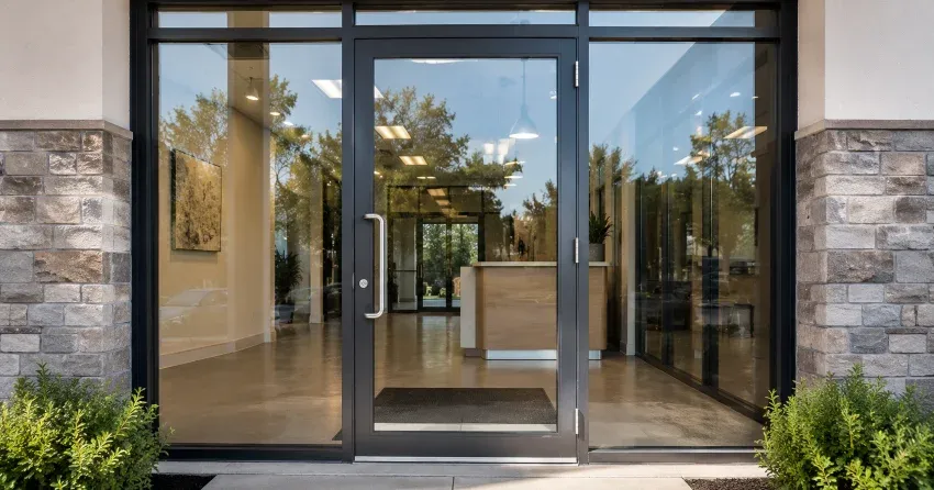 glass door installation sliding patio door in Bolton