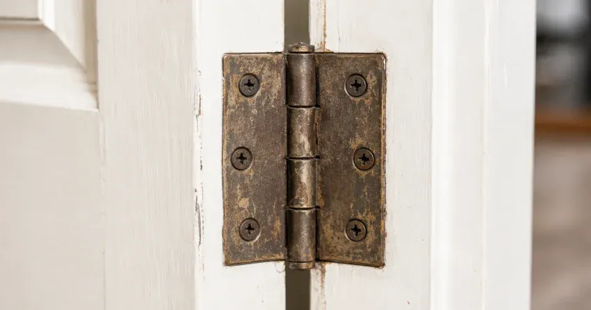 technician adjusting a sagging door hinge in Bolton West, Bolton