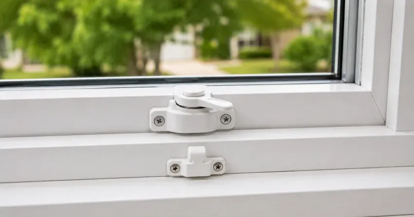 technician installing new window latch hardware in Bolton